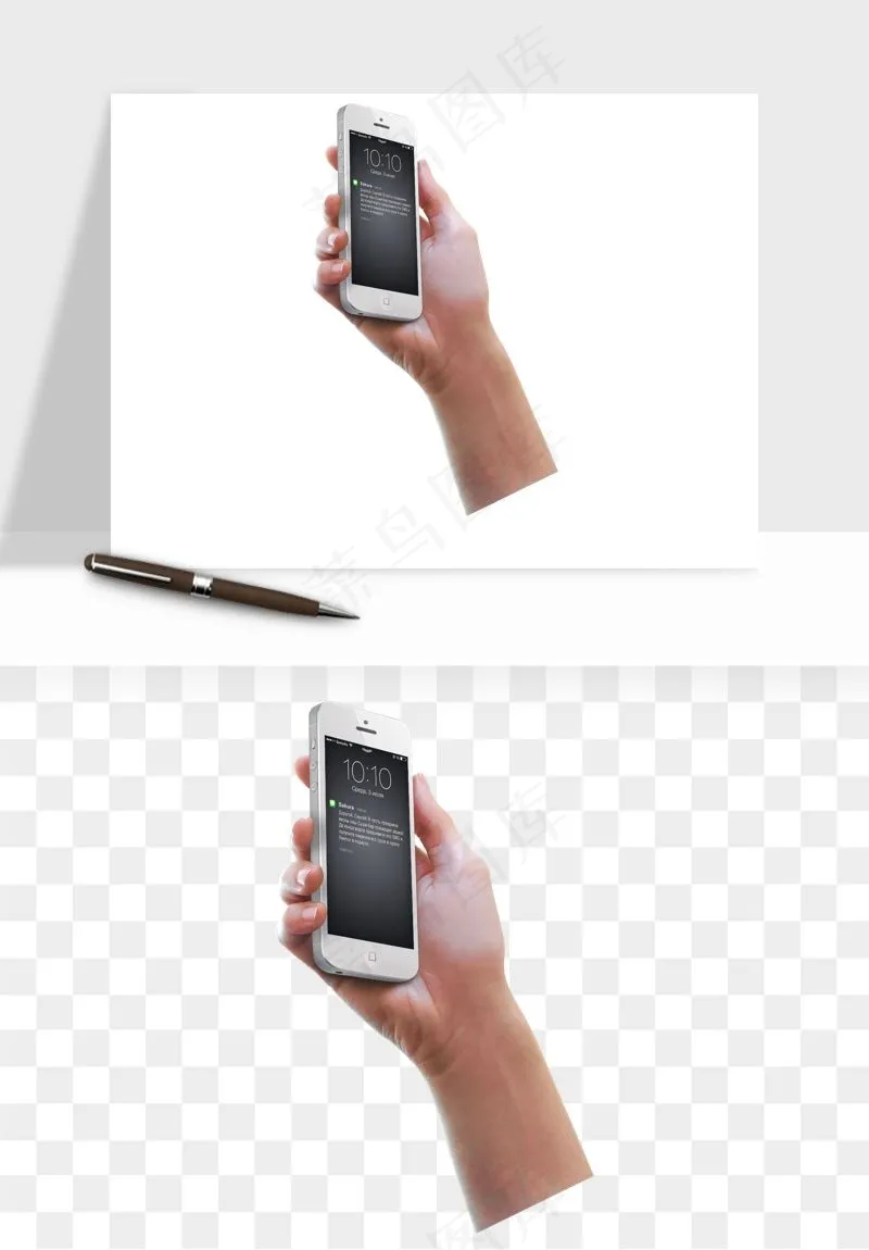手拿手机素材png免抠