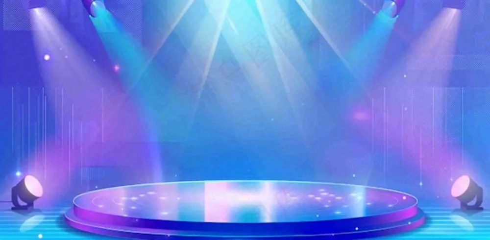 数码科技线光几何背景