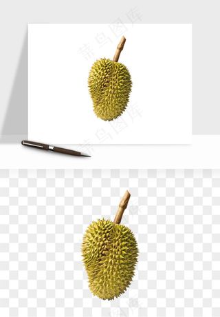 榴莲果肉水果png免抠