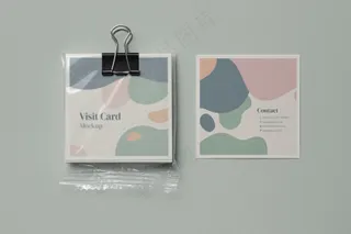 方形便签贴纸便利贴样机-03