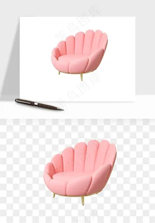 现代沙发家具png免抠
