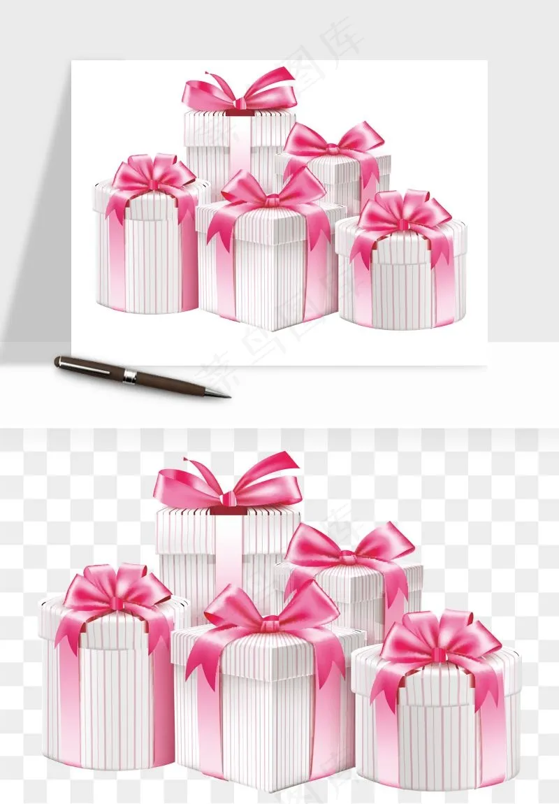 礼盒礼物png免抠