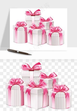 礼盒礼物png免抠