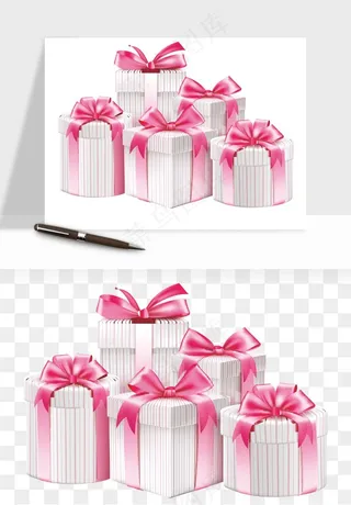礼盒礼物png免抠