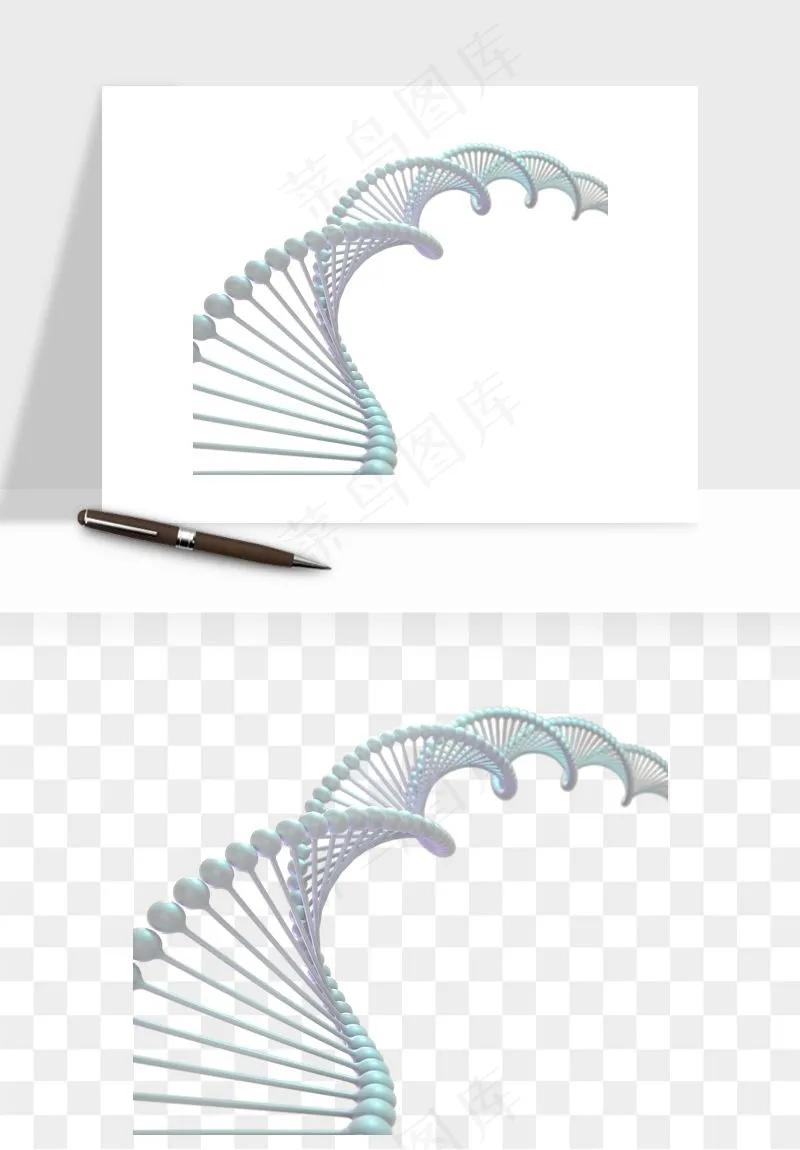 细胞水分子DNA精华成分png免抠