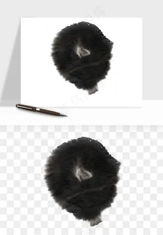 墨迹水墨圆圈圆环边框