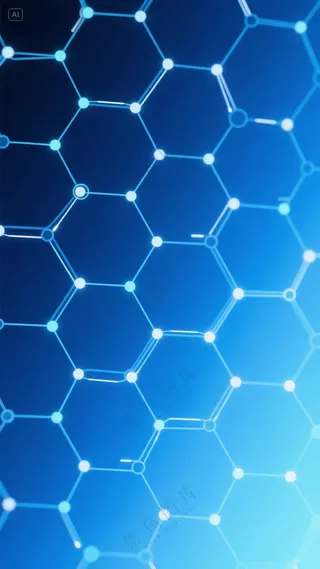 蓝色海报背景图