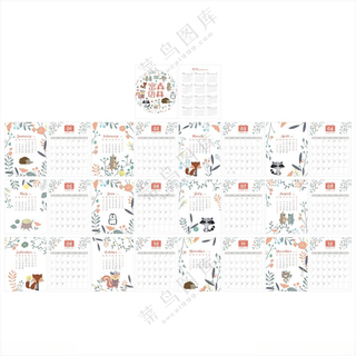 蛇年台历2025年历表台历模板