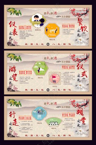 践礼修德  从小做起  校园文化  八礼四仪