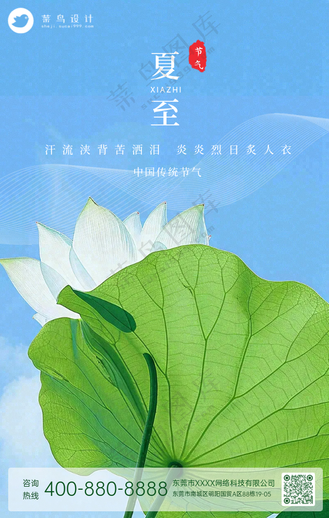 夏至手机海报