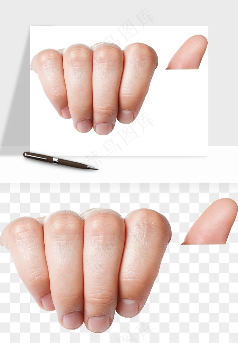 手势手部动作手指png免抠