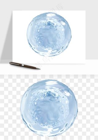 细胞水分子DNA精华成分png免抠