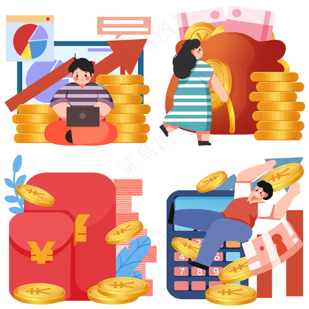 金钱金币金融理财处理钱财