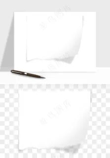 白纸卷边角翻页效果png免抠 白纸卷边角翻页效果png免抠