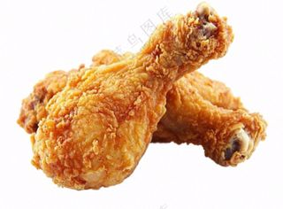 炸鸡鸡腿摄影图免抠