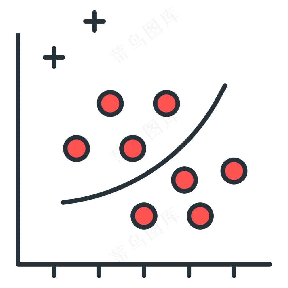 回归分析 散点图 商务线性图标 regression analysis