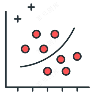 回归分析 散点图 商务线性图标 regression analysis