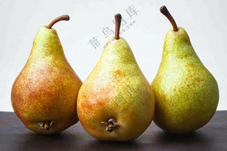 新鲜水果梨子摄影图