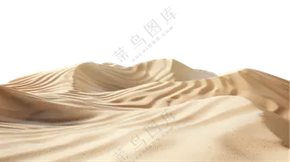 唯美的沙漠沙丘景观