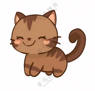 萌宠宠物卡通小猫可爱免抠