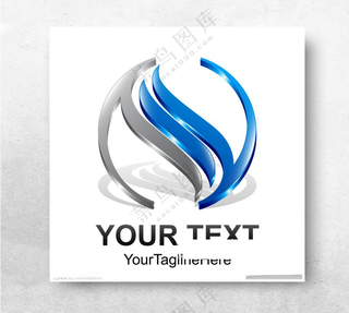 圆形LOGO文化窗花