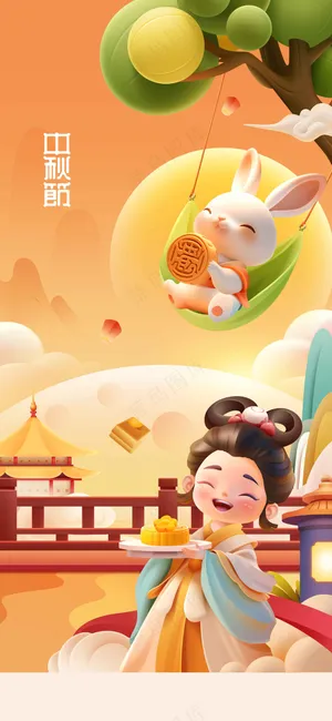 中秋节节日活动宣传海报