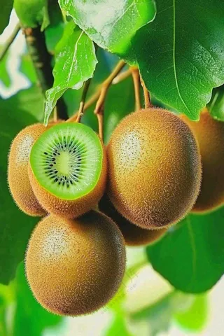 新鲜水果猕猴桃摄影图