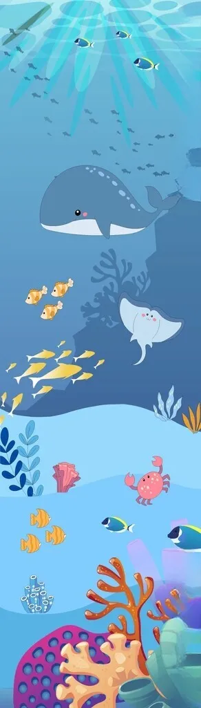 海底世界海底世界风景海报