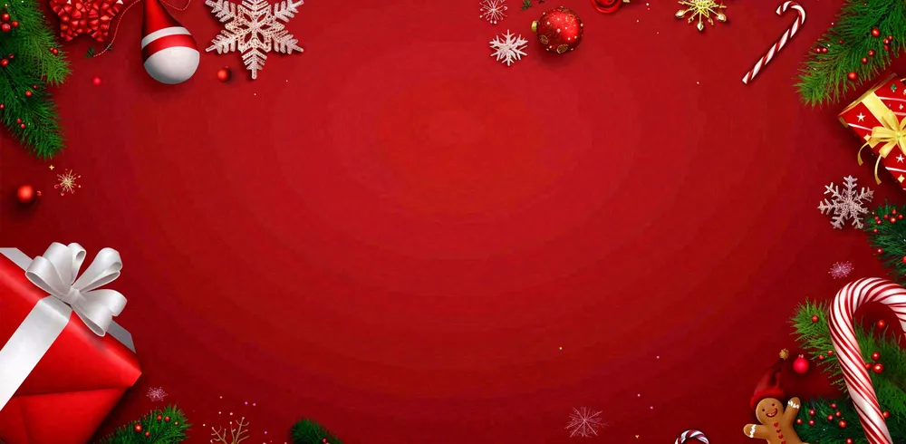 平安夜卡通节日背景