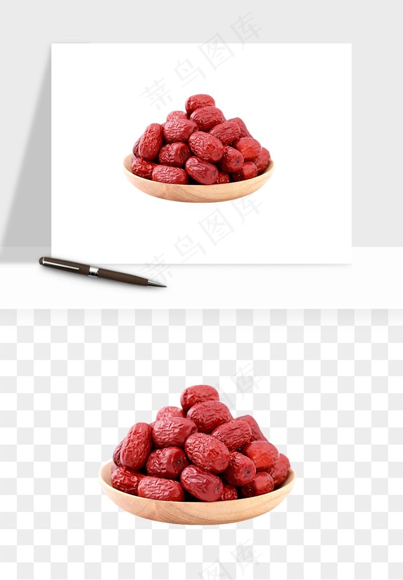 红枣大枣png免抠