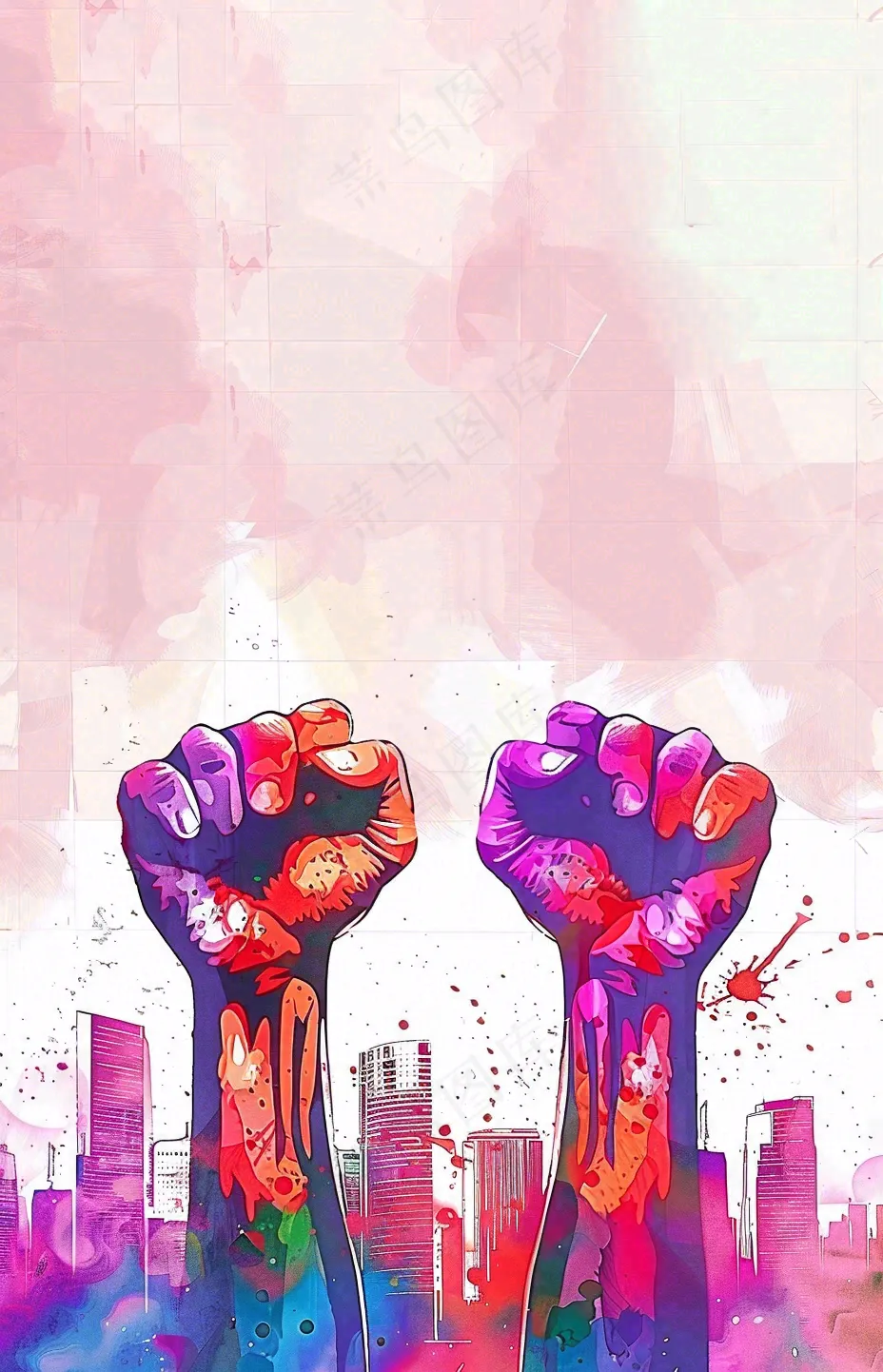 学生毕业季考试青春插画背景