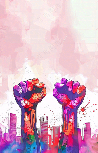 学生毕业季考试青春插画背景