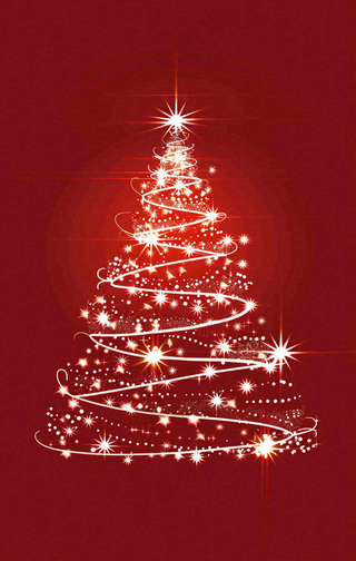 圣诞节卡通插画背景