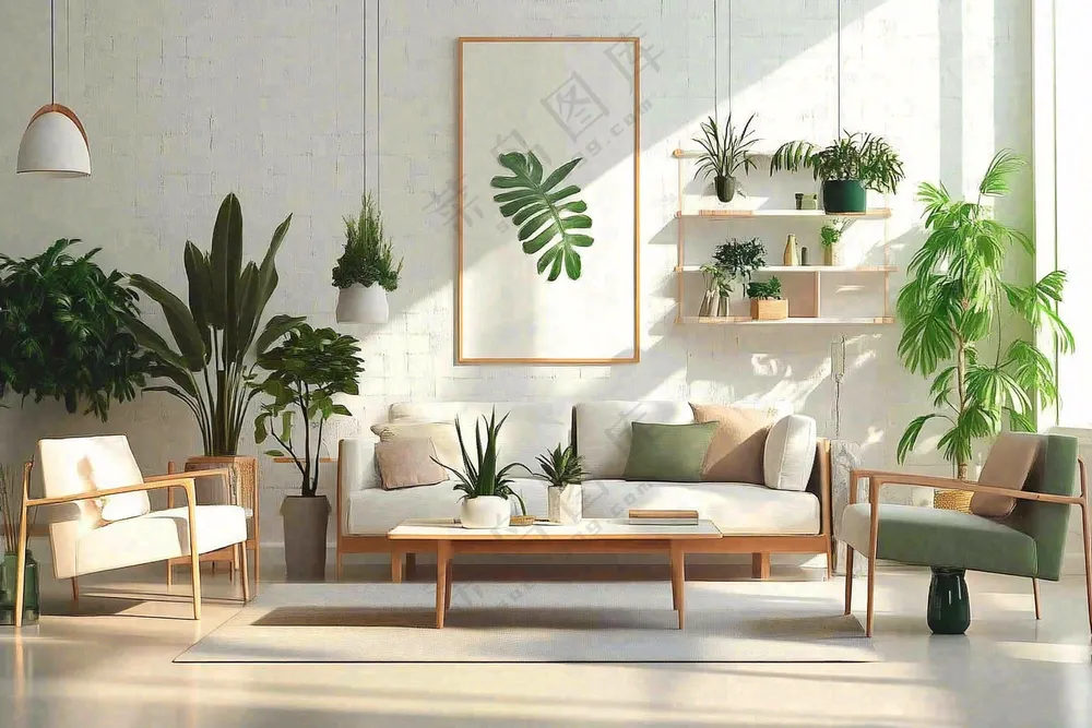 家装家居设计简约风室内装修摄影图