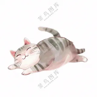 萌宠宠物卡通小猫可爱免抠