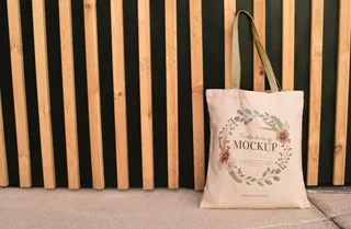 户外帆布袋帆布包手提袋购物袋样机文创周边PS素材10