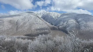 蓝天下的白云飘渺