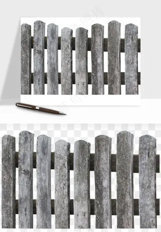 手绘围栏护栏栅栏png免抠