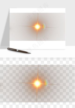 光晕光圈阳光太阳光效png免抠