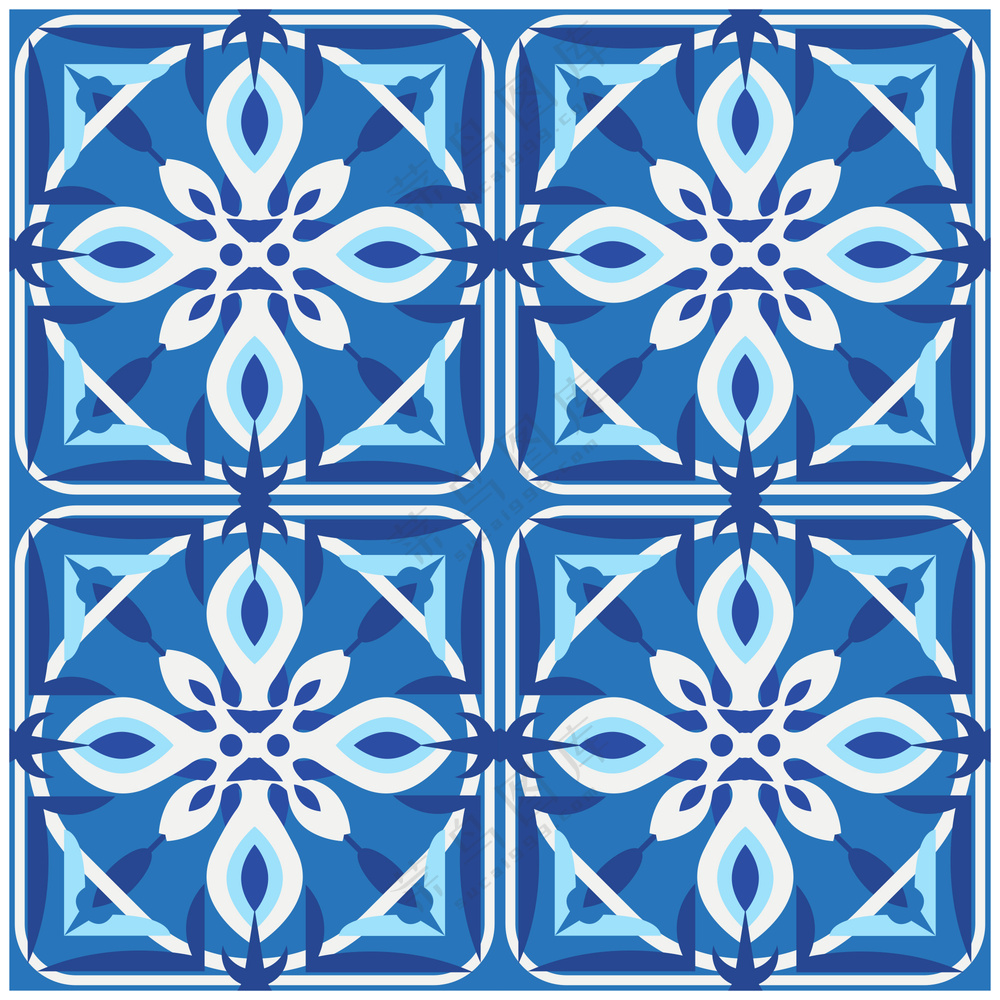 对称重复装饰图案花纹 (2)