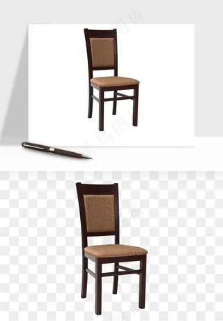 中式木椅子png免抠