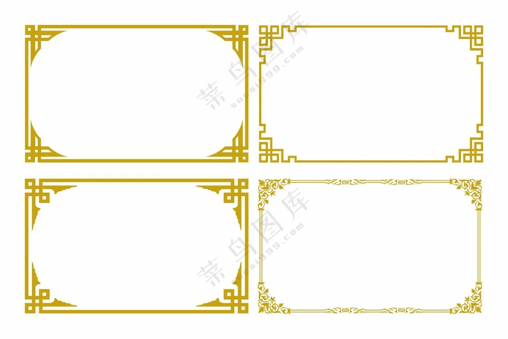 边框花边矢量素材