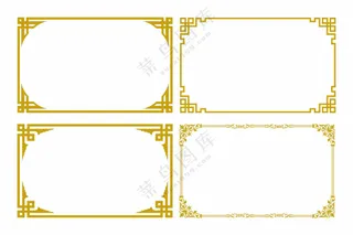 边框花边矢量素材