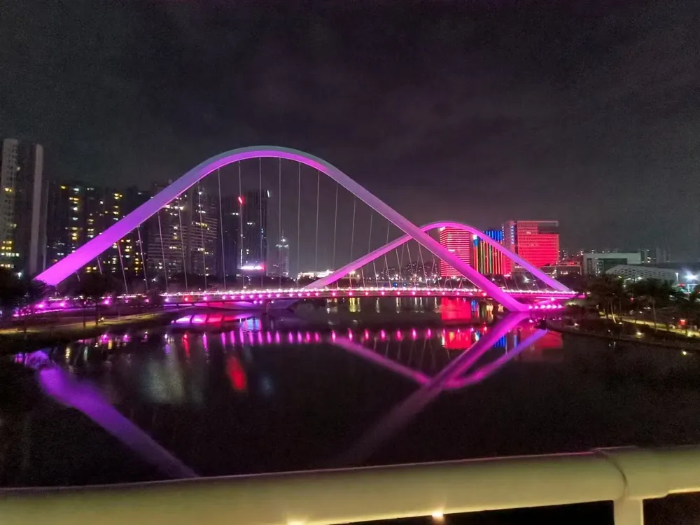 南沙蕉门河夜景