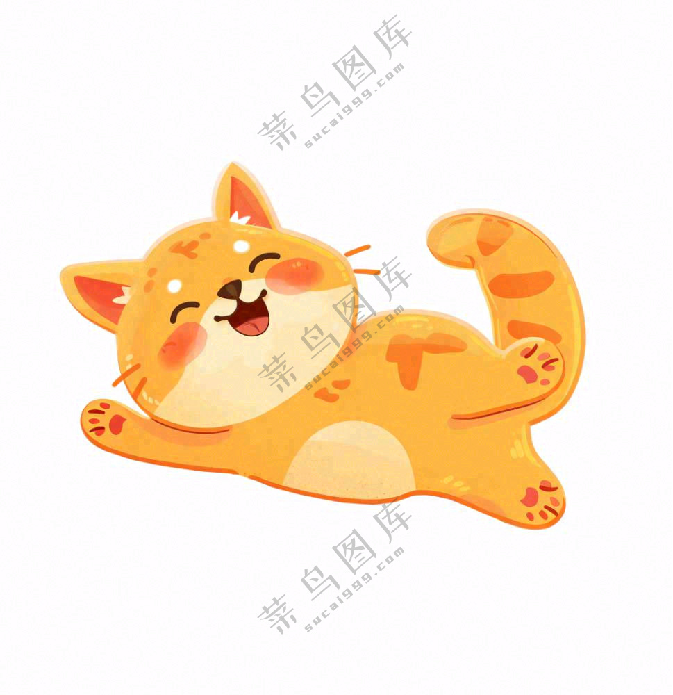 萌宠宠物卡通小猫可爱免抠