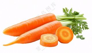 新鲜胡萝卜蔬菜免抠