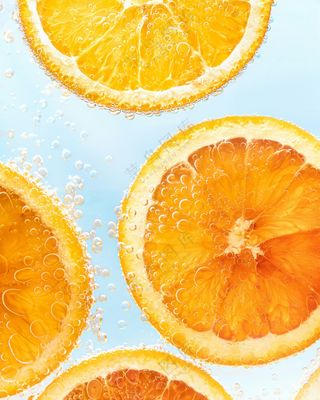 带水泡的脐橙片