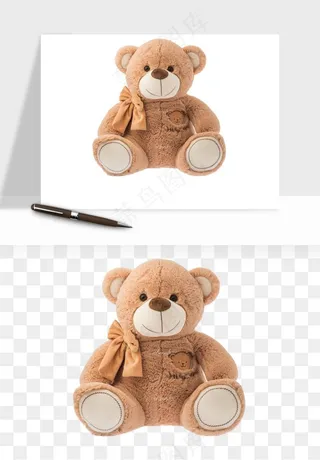 泰迪熊玩具熊png免抠