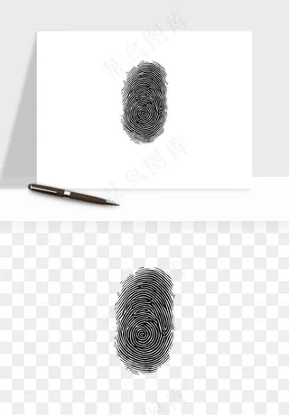 指纹手指纹路png免抠