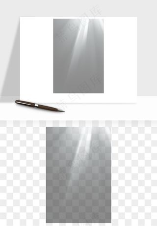 阴影植物窗户投影免抠元素